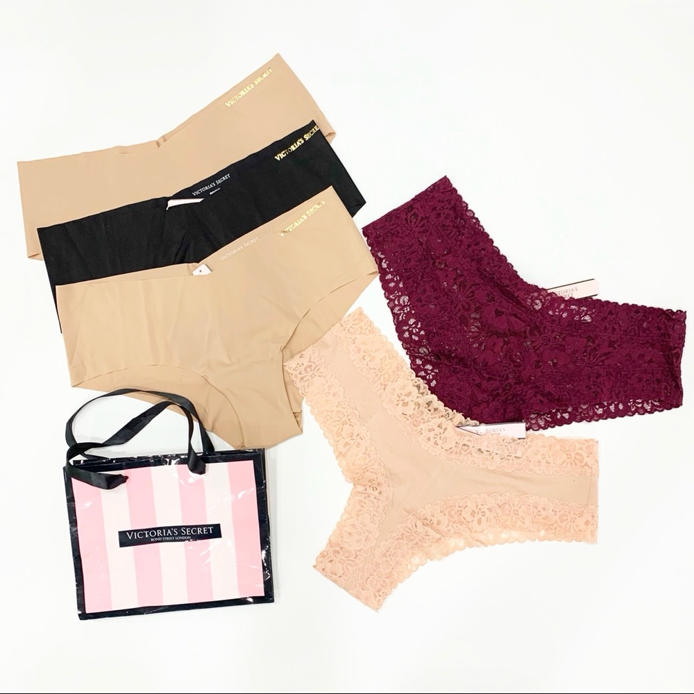 NWT (5) Victoria’s Secret Cheeky Panties, M